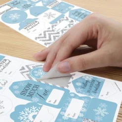 Big Dot Of Happiness Winter Wonderland - Snowflake Holiday Party And Winter Wedding Gift Tag Labels - To And From Stickers - 12 Sheets - 120 Stickers -Party Planers Store GUEST f7fde3b1 3890 4ef9 8b64 acb2176ac003