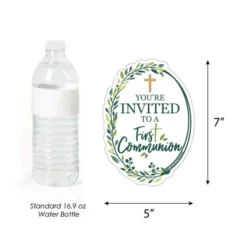 Big Dot Of Happiness First Communion Elegant Cross - Shaped Fill-in Invitations - Religious Party Invitation Cards With Envelopes - Set Of 12 -Party Planers Store GUEST f85f376e 50b9 49be 8d9f c9a9cab72ce0