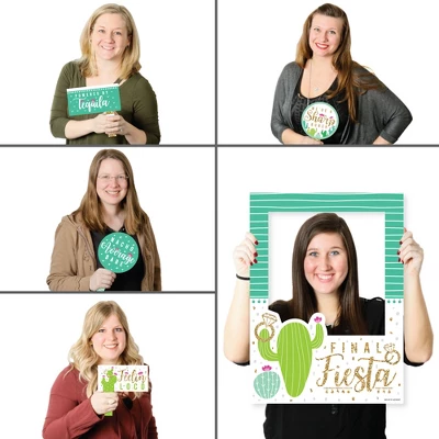 Big Dot Of Happiness Final Fiesta - Last Fiesta Bachelorette Party Selfie Photo Booth Picture Frame And Props - Printed On Sturdy Material 3 Big Dot Of Happiness Final Fiesta - Last Fiesta Bachelorette Party Selfie Photo Booth Picture Frame And Props - Printed On Sturdy Material