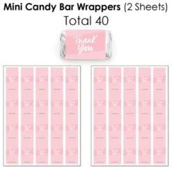 Big Dot Of Happiness Pink Elegantly Simple - Guest Party Favors Candy Favor Sticker Kit - 304 Pieces -Party Planers Store GUEST f95d801c d04f 4980 8a77 86b99b6bd76d