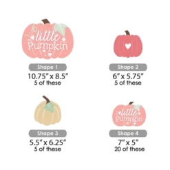 Big Dot Of Happiness Girl Little Pumpkin - Fall Birthday Party Or Baby Shower Centerpiece Sticks - Showstopper Table Toppers - 35 Pieces 13 Big Dot Of Happiness Girl Little Pumpkin - Fall Birthday Party Or Baby Shower Centerpiece Sticks - Showstopper Table Toppers - 35 Pieces -Party Planers Store GUEST f9a16305 223a 4309 8c54 5dcd82944d24