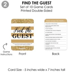 Big Dot Of Happiness We Still Do - 50th Wedding Anniversary - 4 Anniversary Party Games - 10 Cards Each - Gamerific Bundle 11 Big Dot Of Happiness We Still Do - 50th Wedding Anniversary - 4 Anniversary Party Games - 10 Cards Each - Gamerific Bundle -Party Planers Store GUEST fad0e84d c8e8 43cc bdec 6c865c4a5276