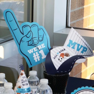 Big Dot Of Happiness Go, Fight, Win - Sports - Baby Shower Or Birthday Party Photo Booth Props Kit - 20 Count 7 Big Dot Of Happiness Go, Fight, Win - Sports - Baby Shower Or Birthday Party Photo Booth Props Kit - 20 Count - Image 5