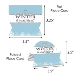 Big Dot Of Happiness Winter Wonderland - Snowflake Holiday Party And Winter Wedding Tent Buffet Card - Table Setting Name Place Cards - Set Of 24 13 Big Dot Of Happiness Winter Wonderland - Snowflake Holiday Party And Winter Wedding Tent Buffet Card - Table Setting Name Place Cards - Set Of 24 -Party Planers Store GUEST fc42de39 8d36 49d7 9e7e 641ed51f829b