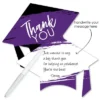 Big Dot Of Happiness Purple Grad - Best Is Yet To Come - Shaped Thank You Cards - Purple Grad Party Thank You Note Cards With Envelopes - Set Of 12 -Party Planers Store GUEST fc780260 211c 43f1 a079 ff5627e966ae