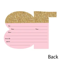 Big Dot Of Happiness Chic 18th Birthday - Pink, Black And Gold - Shaped Fill-in Invites - Birthday Party Invitation Cards With Envelopes - Set Of 12 9 Big Dot Of Happiness Chic 18th Birthday - Pink, Black And Gold - Shaped Fill-in Invites - Birthday Party Invitation Cards With Envelopes - Set Of 12 -Party Planers Store GUEST fd31cebc 1507 4679 843f 842a4e7d5233