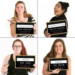 Big Dot Of Happiness Girls Night Out Party Mug Shots - Bachelorette Party Photo Booth Props Party Mugshot Signs - 20 Count -Party Planers Store GUEST fd60b503 15d7 4605 9c11 2c9b8ec44639