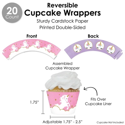 Big Dot Of Happiness Rainbow Unicorn - Magical Unicorn Baby Shower Or Birthday Party Favors And Cupcake Kit - Fabulous Favor Party Pack - 100 Pieces 5 Big Dot Of Happiness Rainbow Unicorn - Magical Unicorn Baby Shower Or Birthday Party Favors And Cupcake Kit - Fabulous Favor Party Pack - 100 Pieces - Image 3