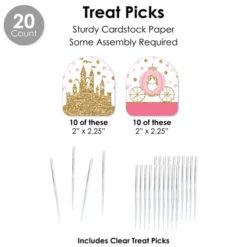 Big Dot Of Happiness Little Princess Crown - Pink & Gold Baby Shower Or Birthday Party Favors And Cupcake Kit - Fabulous Favor Party Pack - 100 Pieces 11 Big Dot Of Happiness Little Princess Crown - Pink & Gold Baby Shower Or Birthday Party Favors And Cupcake Kit - Fabulous Favor Party Pack - 100 Pieces -Party Planers Store GUEST fe793d6d 58a3 4f72 b888 fc740ec27c53