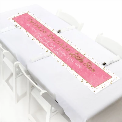 Big Dot Of Happiness Pink Twinkle Twinkle Little Star - Baby Shower Decorations Party Banner 6 Big Dot Of Happiness Pink Twinkle Twinkle Little Star - Baby Shower Decorations Party Banner - Image 4