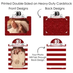 Big Dot Of Happiness We Still Do - 40th Wedding Anniversary - Anniversary Party Picture Centerpiece Sticks - Photo Table Toppers - 15 Pieces 10 Big Dot Of Happiness We Still Do - 40th Wedding Anniversary - Anniversary Party Picture Centerpiece Sticks - Photo Table Toppers - 15 Pieces -Party Planers Store GUEST ff94ed55 84f3 4b45 aa28 e91daf1b9480